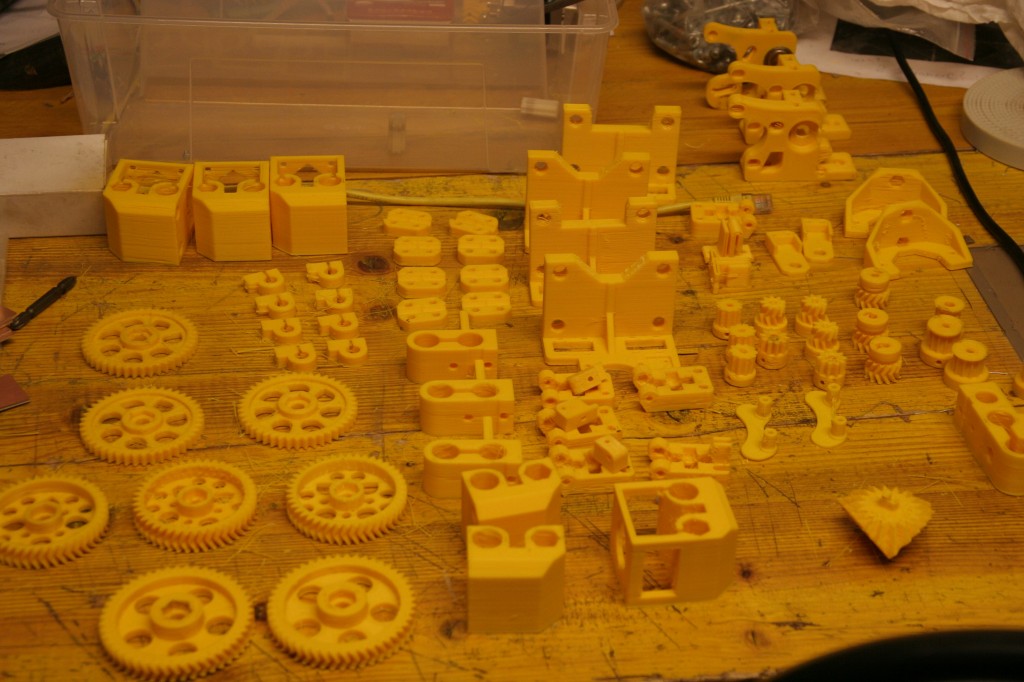 set of plastic prototypes